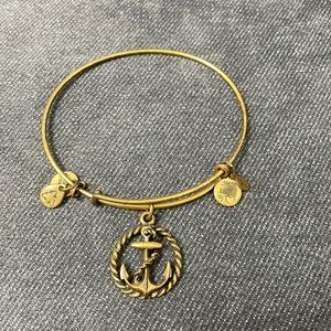 Alex and Ani anchor bracelet.